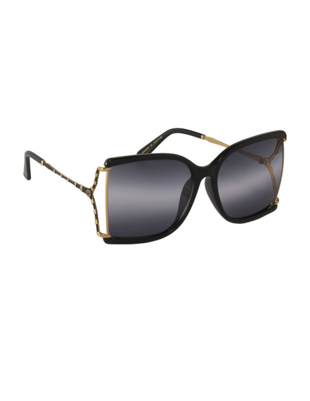 Gucci GG0592SK 003 Square Shape Cafe Carey Dorado