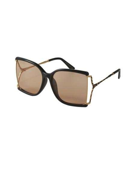 Gucci GG0592SK 002 Square Shape Naranja Transparente Negro