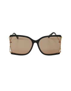 Gucci GG0592SK 002 Square Shape Naranja Transparente Negro 2