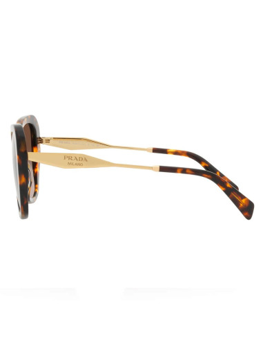 Prada SPR 03Y VAU-6S1 Square Shape Tortoise Coffe