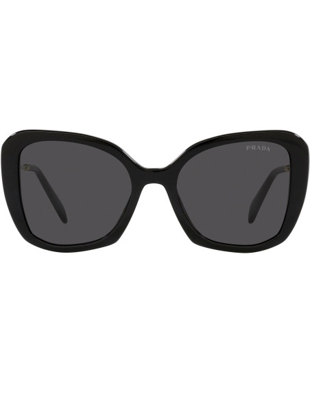 Prada SPR 03Y 1AB-5S0 Square Shape Black Gold