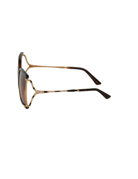 Gucci GG0592SK 003 Square Shape Cafe Carey Dorado