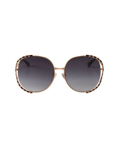 Gucci Gg0059S 001 Square Oversized Carey Cafe Clasico Original | Sunnies.uno