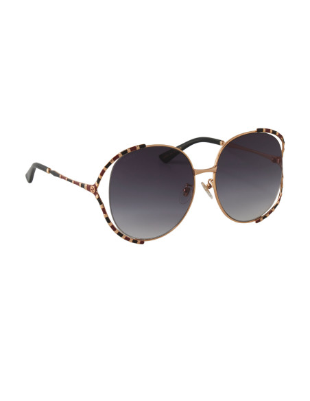 Gucci Gg0059S 001 Square Oversized Carey Cafe Clasico Original | Sunnies.uno
