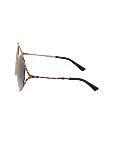 Gucci Gg0059S 001 Square Oversized Carey Cafe Clasico Original | Sunnies.uno