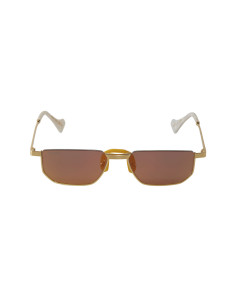 Gucci Gg0627s 003 Fashion Inspired Naranja Espejo Dorado | Sunnies.uno 2