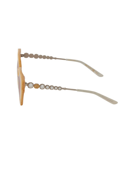 Gucci GG0641S 004 Eye Cat Jewelry Rosa Dorado Original