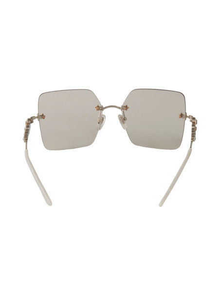 Gucci GG0644S 004 Square Shape Gris Transparente Plata