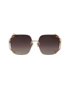 Gucci GG0646S 002 Square Shape Cafe Degradado Dorado | Sunnies.uno 2