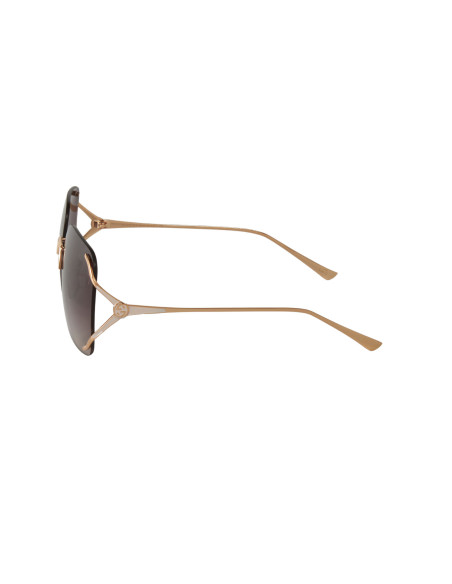 Gucci GG0646S 002 Square Shape Cafe Degradado Dorado | Sunnies.uno