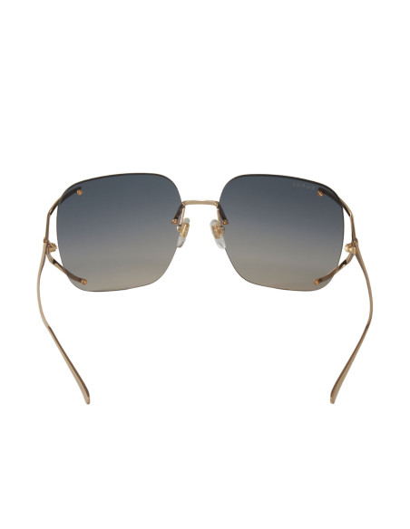 Gucci GG0646S 004 Square Shape Gris Degradado Dorado