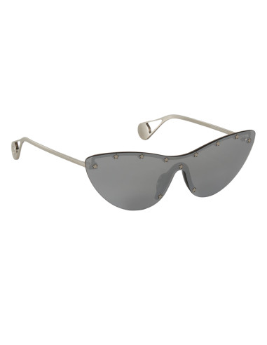 Gucci GG0666S 002 Eye Cat Stars Plata Espejo Original