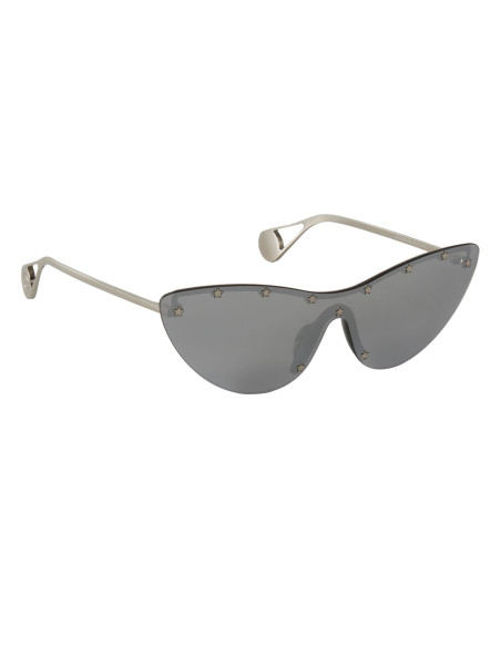 Gucci GG0666S 002 Eye Cat Stars Plata Espejo Original