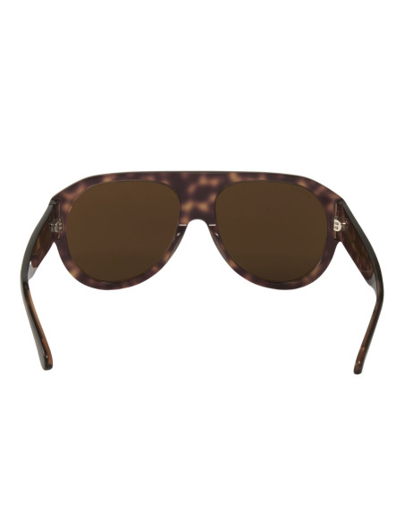 Gucci GG0668S 003 Aviator Square Acetato Carey Cafe | Sunnies.uno