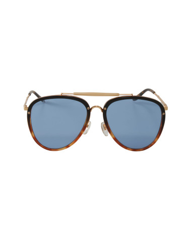 Gucci GG0672S 004 New Aviator Carey Azul Original