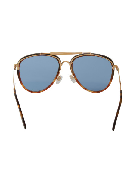 Gucci GG0672S 004 New Aviator Carey Azul Original