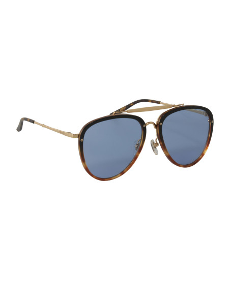 Gucci GG0672S 004 New Aviator Carey Azul Original