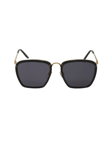 Gucci Gg0673S 001 Square Metal Negro Dorado