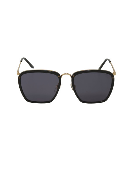 Gucci Gg0673S 001 Square Metal Negro Dorado
