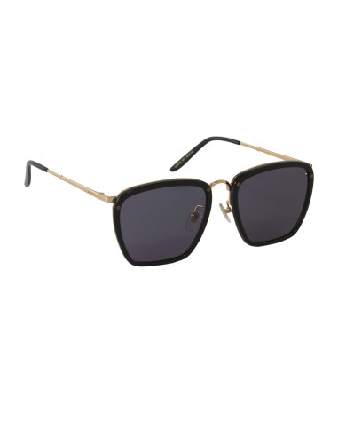 Gucci Gg0673S 001 Square Metal Negro Dorado
