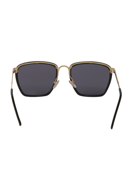 Gucci Gg0673S 001 Square Metal Negro Dorado