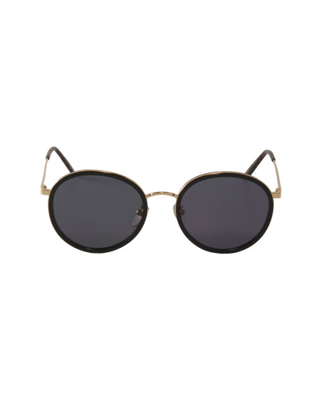Gucci Gg0677SK 001 Round Metal Negro Dorado Original | Sunnies.uno