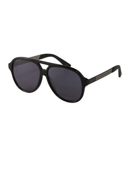 Gucci Gg0688S 001 Aviator Metal Negro Gris Original Clasico | Sunni...