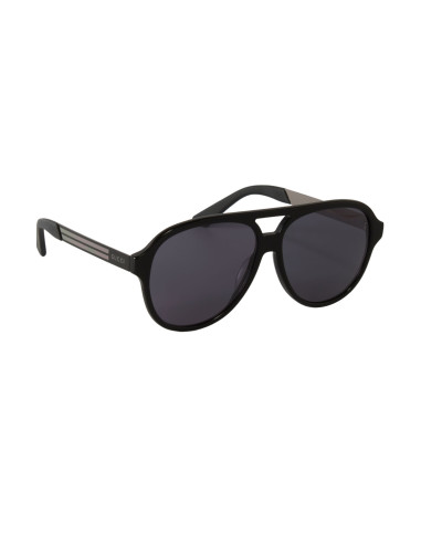Gucci Gg0688S 001 Aviator Metal Negro Gris Original Clasico | Sunni...