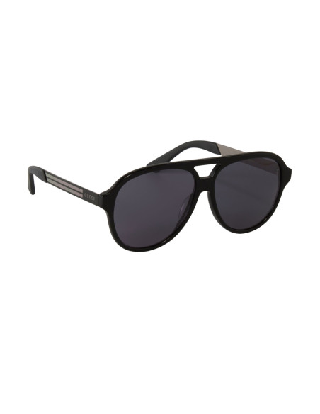 Gucci Gg0688S 001 Aviator Metal Negro Gris Original Clasico | Sunni...