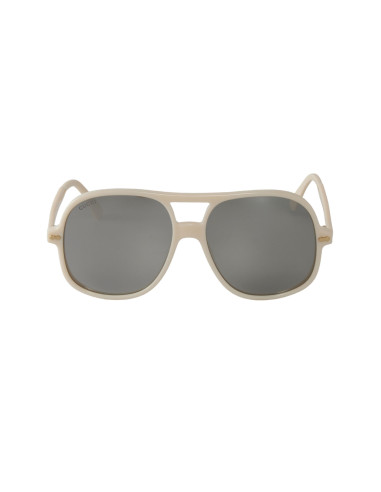 Gucci GG0706S 003 New Aviator Plata Espejo Beige Original | Sunni...