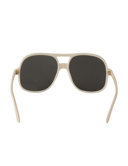 Gucci GG0706S 003 New Aviator Plata Espejo Beige Original | Sunni...