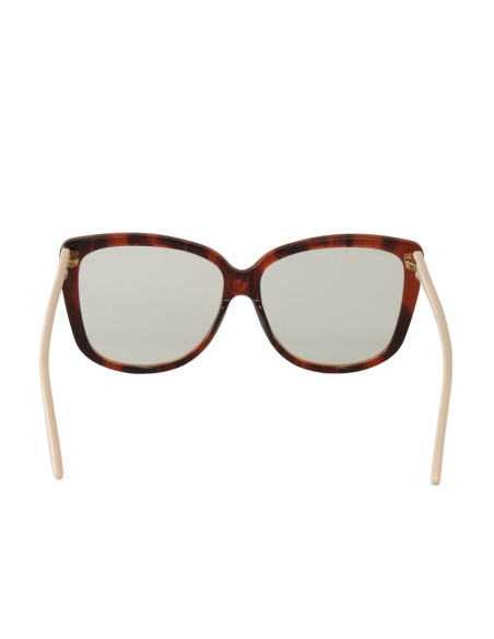 Gucci GG0709S 003 Square Shape Ivory White yellow