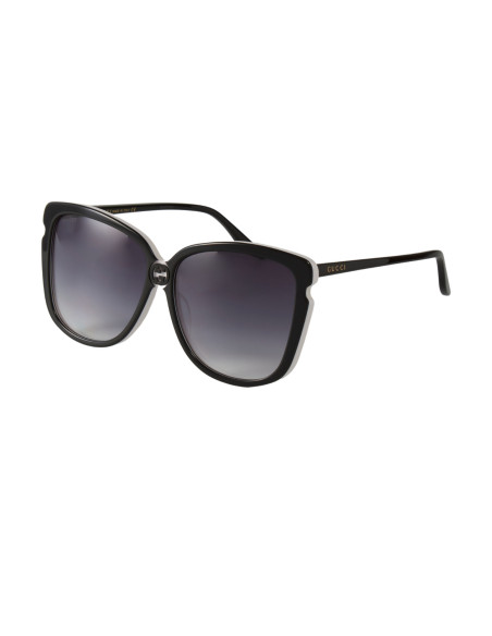 Gucci GG0709S 004 Square Shape Black White Gradient