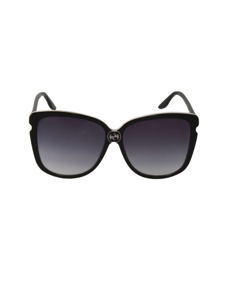 Gucci GG0709S 004 Square Shape Black White Gradient