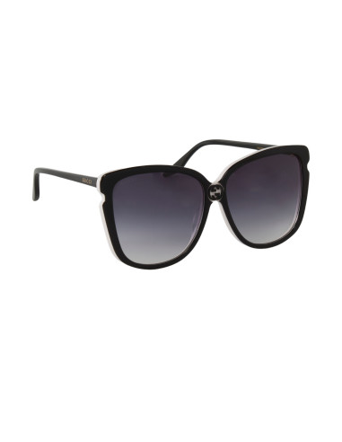 Gucci GG0709S 004 Square Shape Black White Gradient