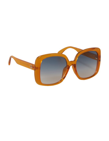 Gucci GG0713S 003 Square Shape Azul Degradado Naranja