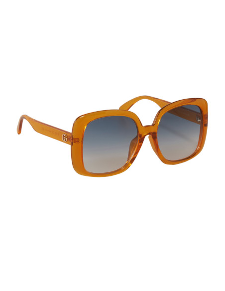 Gucci GG0713S 003 Square Shape Azul Degradado Naranja