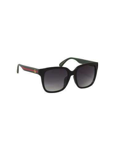 Gucci Gg0715S 001 Square Shape Negro Degradado Dorado