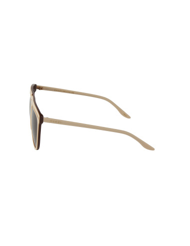 Gucci Gg0732S 002 Fashion Aviator Ivory White Cafe transparente | Sunnies.UNO