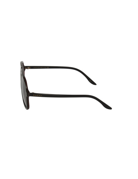 Gucci Gg0734S 001 Square Aviator Negro Gris Original | Sunnies.uno