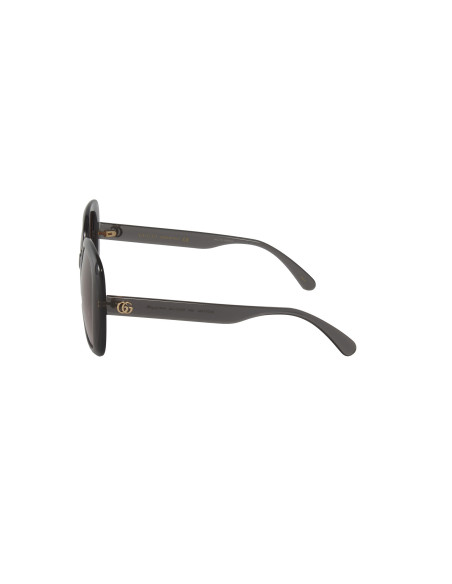 Gucci GG0713S 004 Square Shape Gray Brown Shaded