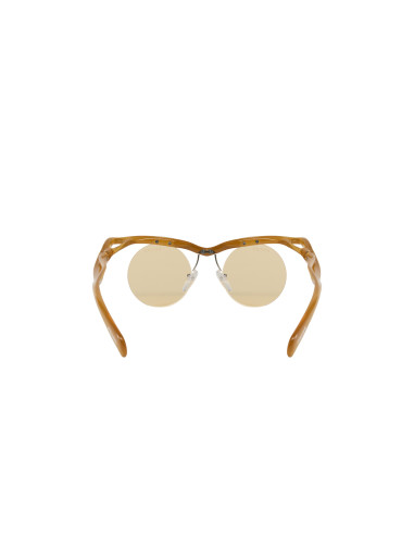 Prada SPR A18 12S-80E Morph Round Shape Orange