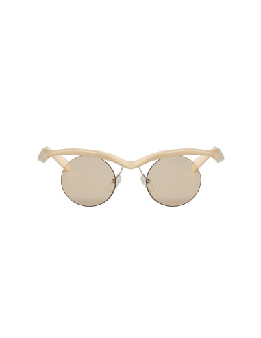 Prada SPR A18 18Q-412 Morph Round Shape Beige