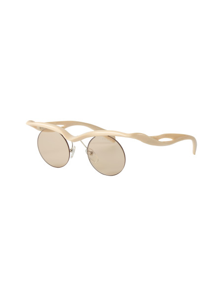 Prada SPR A18 18Q-412 Morph Round Shape Beige