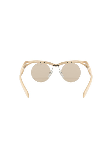 Prada SPR A18 18Q-412 Morph Round Shape Beige