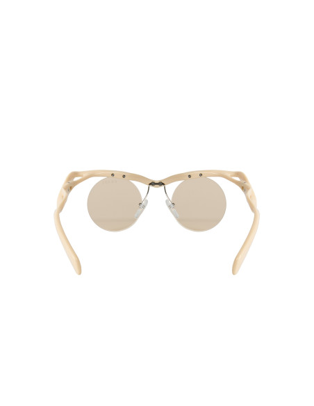 Prada SPR A18 18Q-412 Morph Round Shape Beige