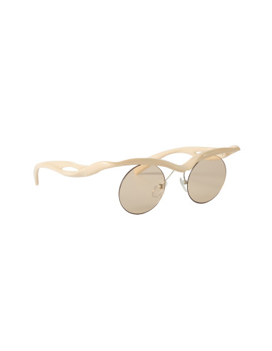 Prada SPR A18 18Q-412 Morph Round Shape Beige