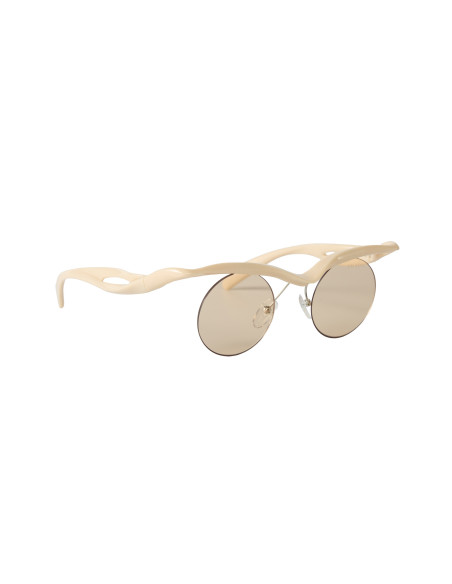 Prada SPR A18 18Q-412 Morph Round Shape Beige