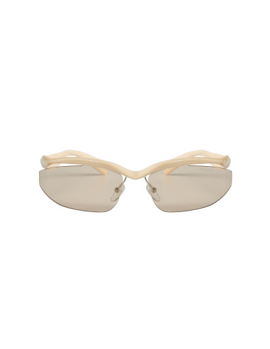 Prada SPR A25 18Q-412 Morph Square Shape Beige
