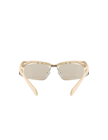 Prada SPR A25 18Q-412 Morph Square Shape Beige